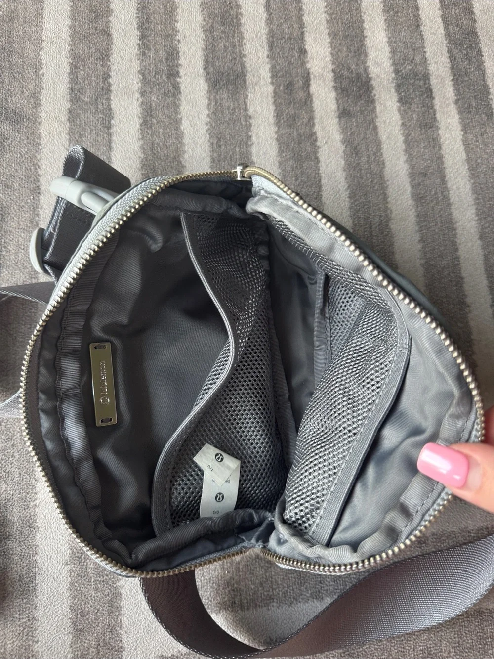 Lululemon Gray Belt Bag